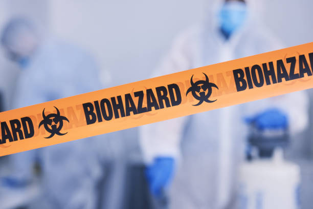 Professional Biohazard technician working in Laurel, FL